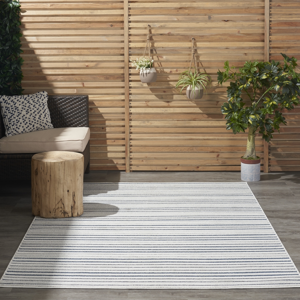 Jalia Blue 8' x 10' Indoor/Outdoor Rug - Thumbnail - Image 10