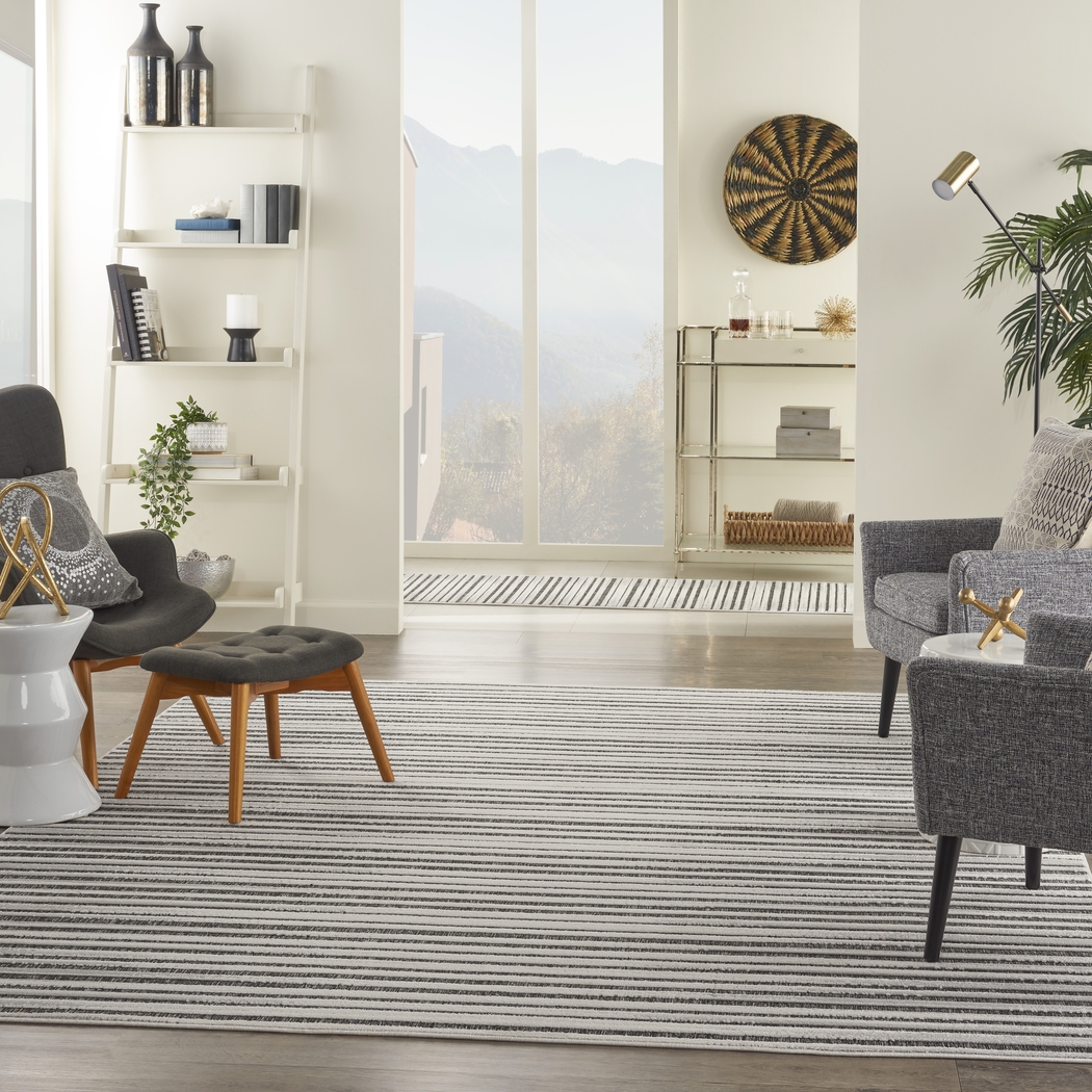 Jalia Dark Gray 8' x 10' Indoor/Outdoor Rug - Thumbnail - Image 10