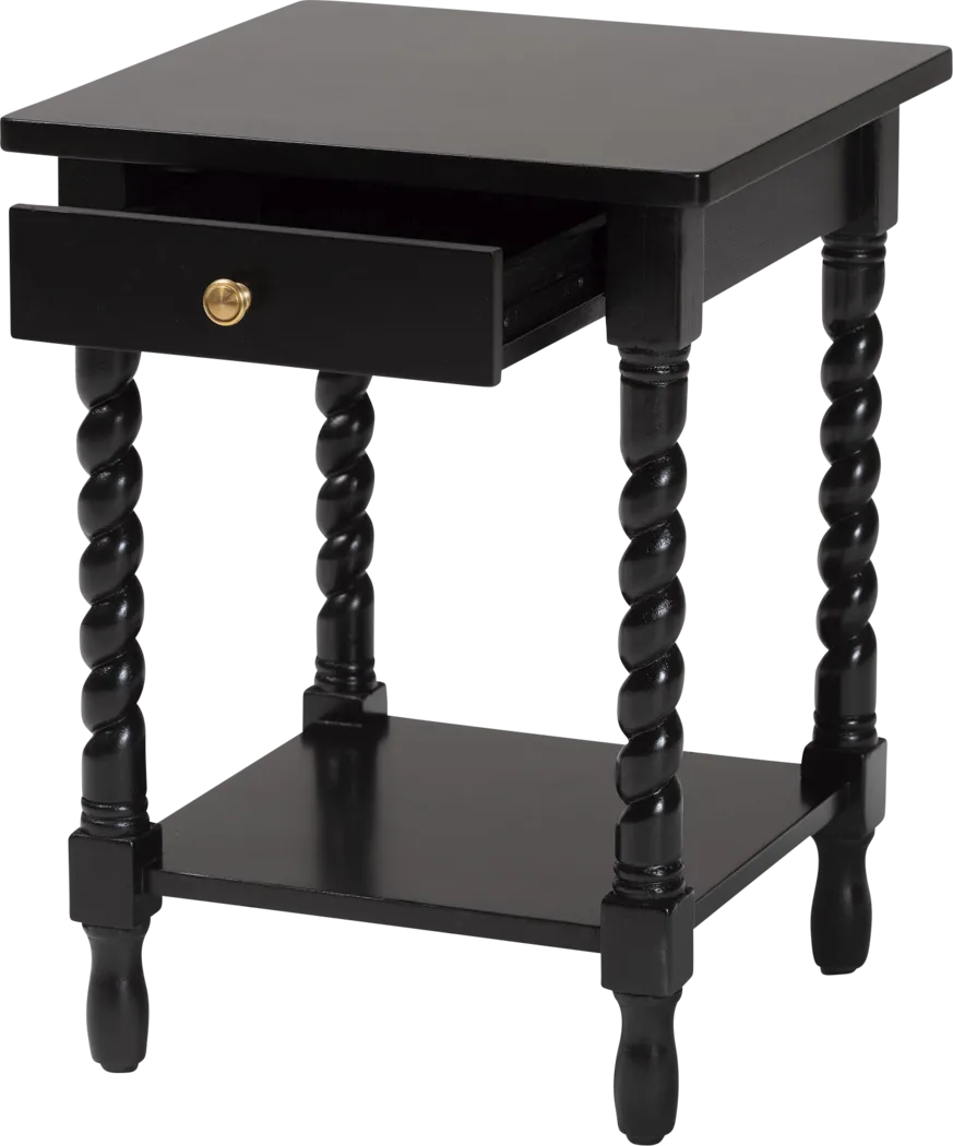 Jaliec Black Nightstand - Thumbnail - Image 3
