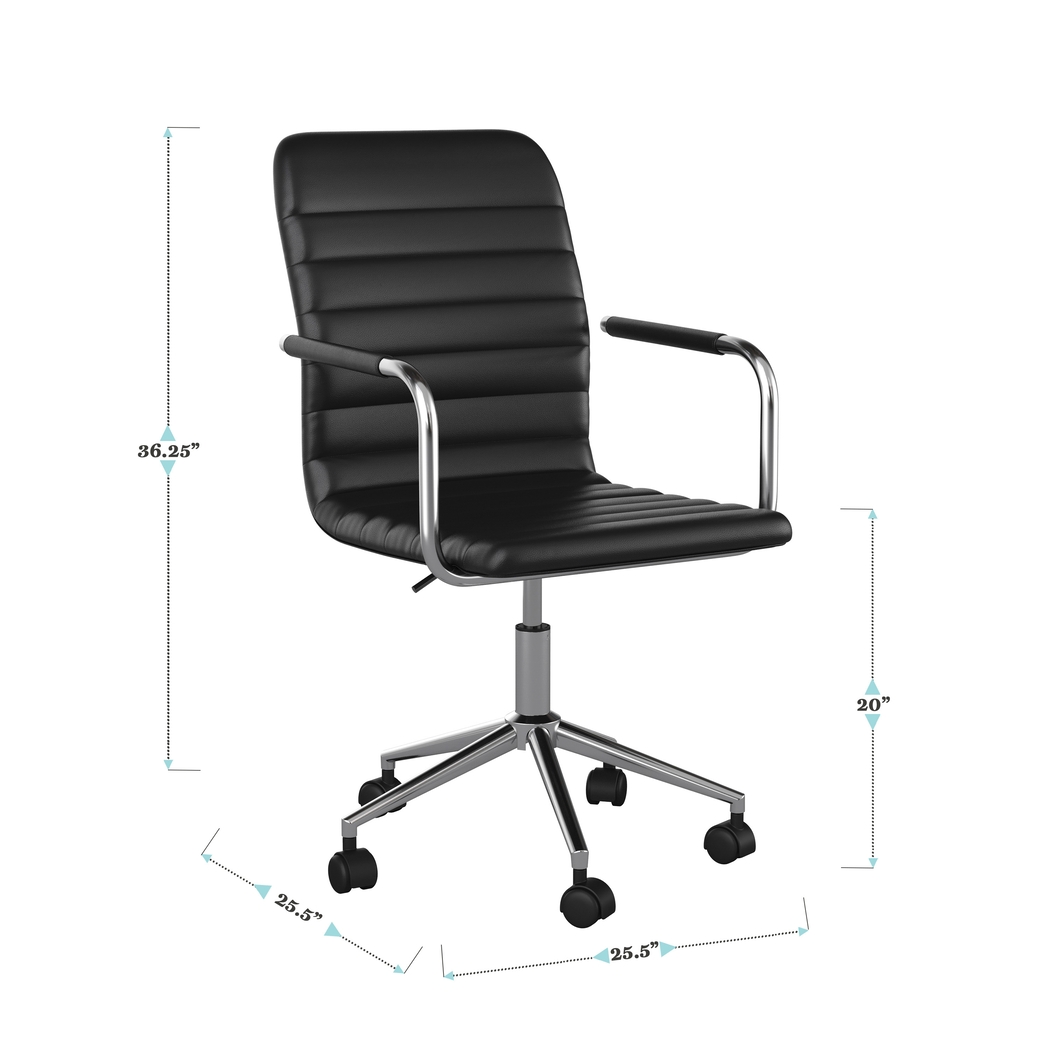 Jalowy Black Office Chair - Thumbnail - Image 11