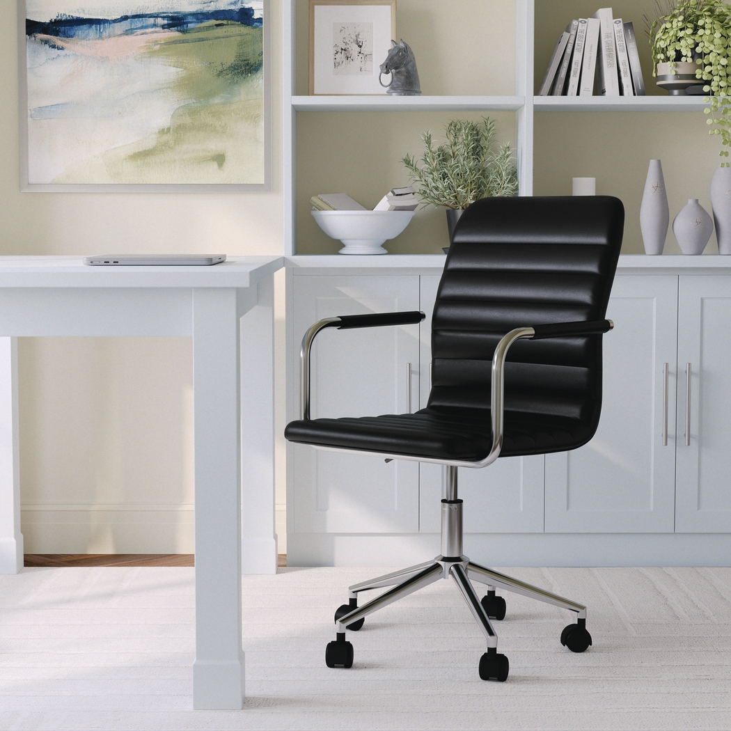 Jalowy Black Office Chair - Thumbnail - Image 3