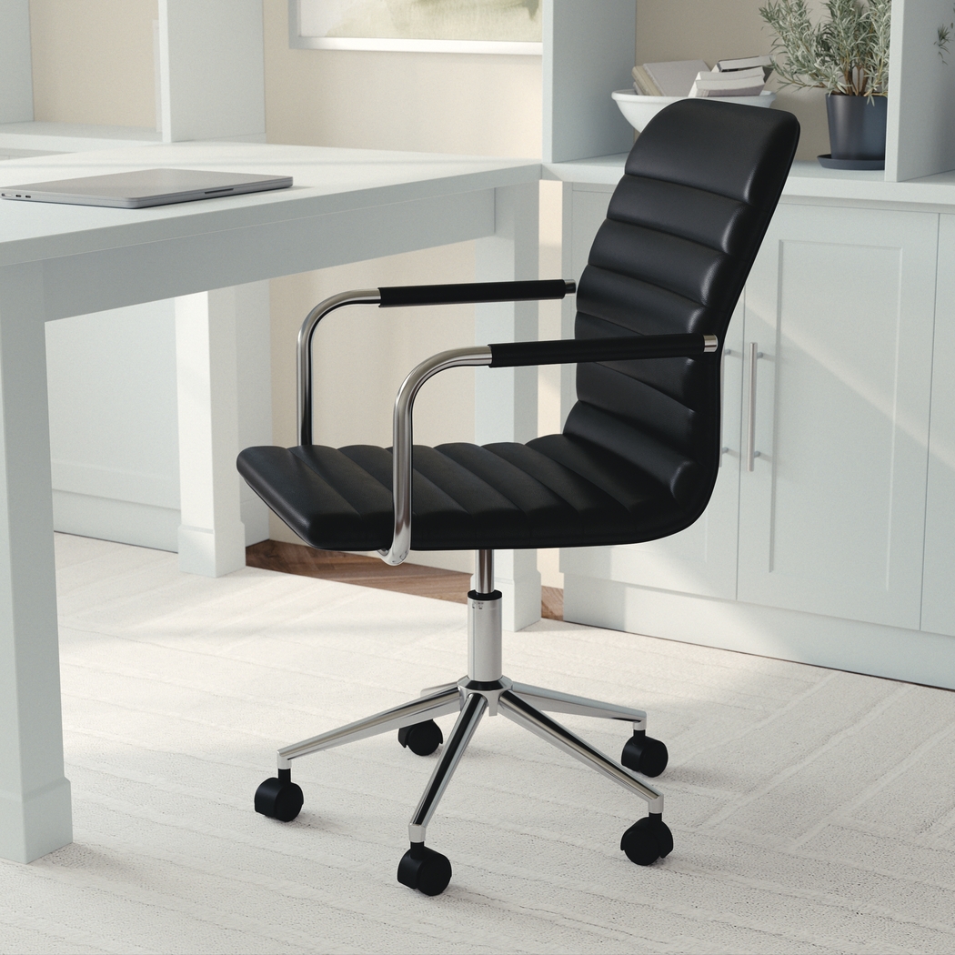 Jalowy Black Office Chair - Thumbnail - Image 4