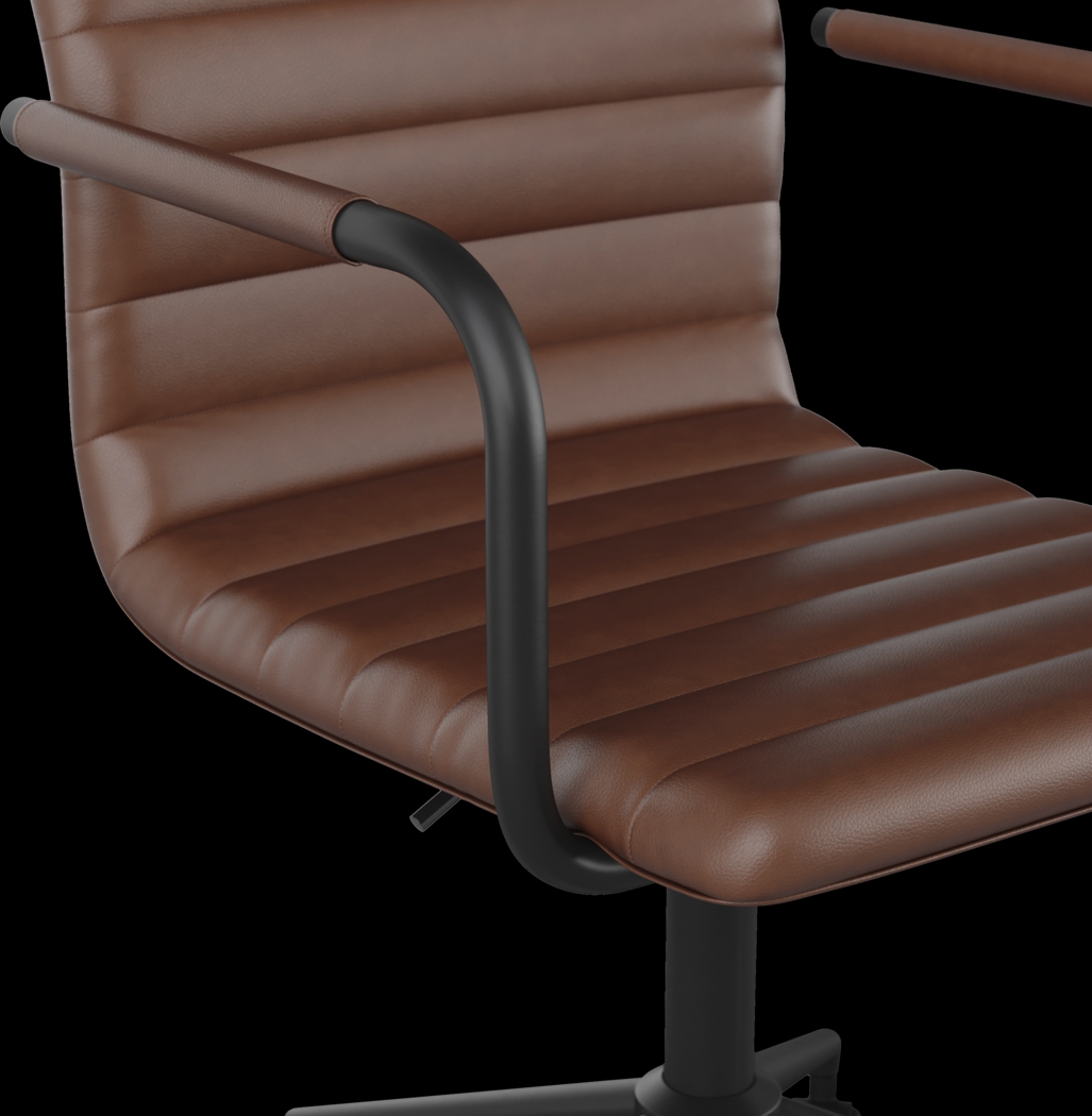 Jalowy Brown Office Chair - Thumbnail - Image 9