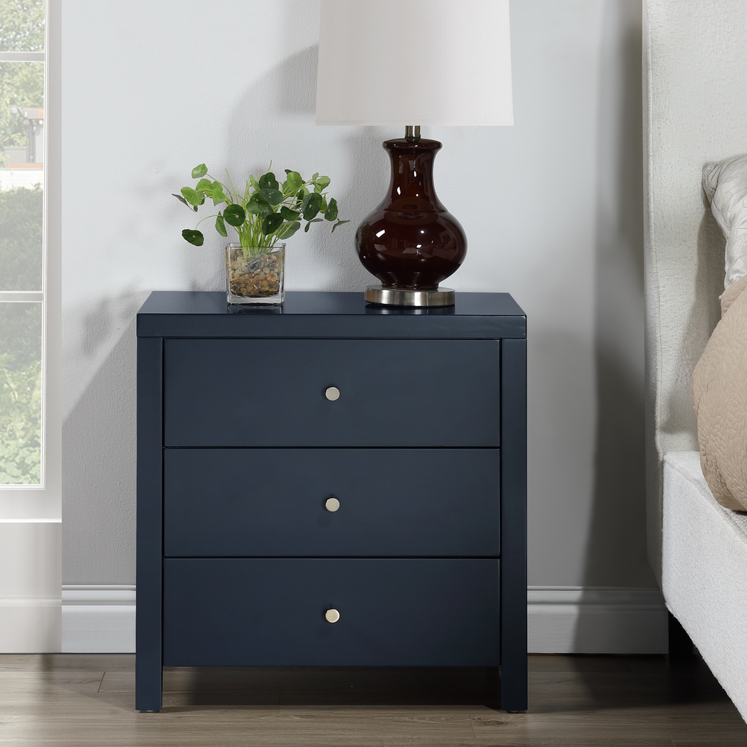 Jamaad Blue Nightstand - Thumbnail - Image 2