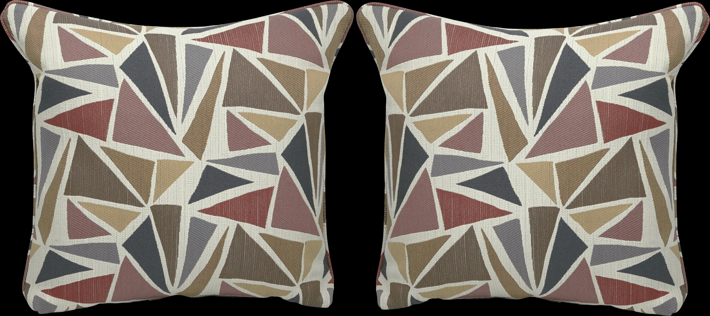 Jamboree Gray Accent Pillows (Set of 2) - Thumbnail - Image 1