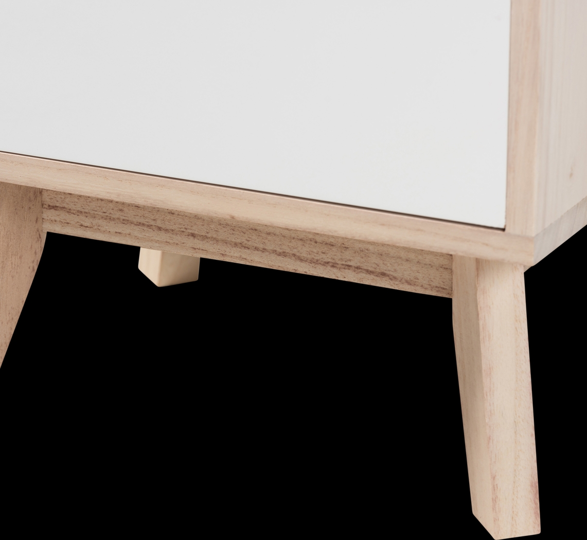 Jamele White Small Nightstand - Thumbnail - Image 6