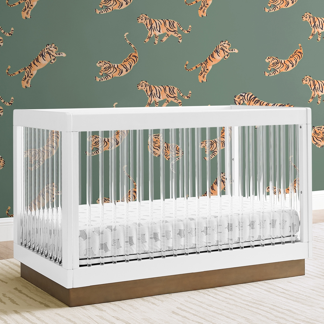 Kids James White Convertible Crib - Thumbnail - Image 2