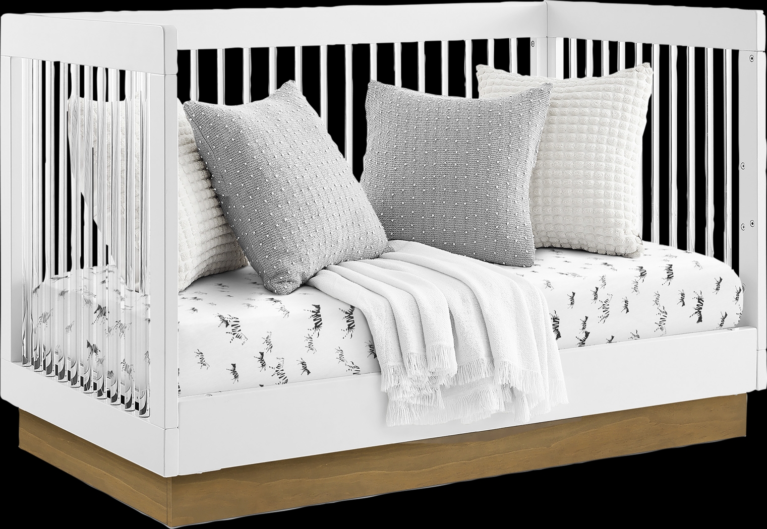 Kids James White Convertible Crib - Thumbnail - Image 7