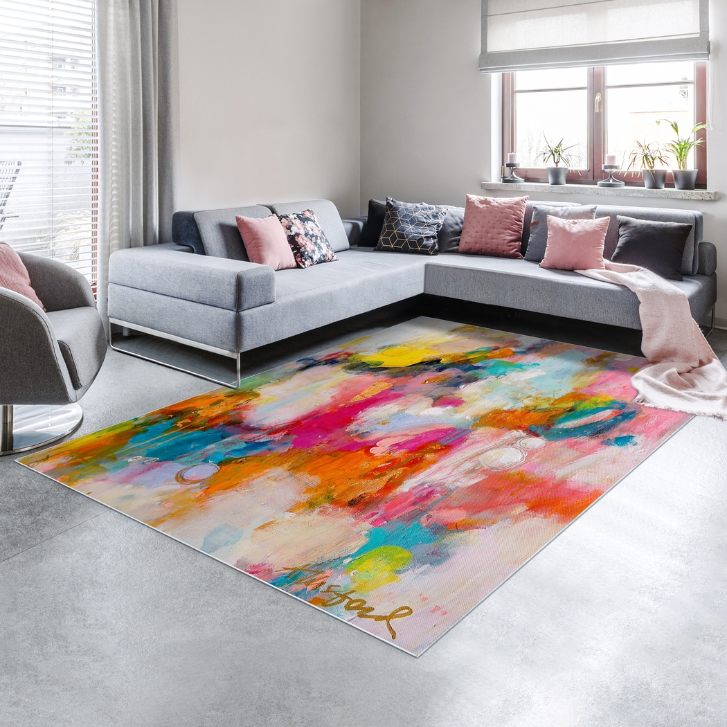 Jameses Multi 7'7 x 10'5 Rug - Thumbnail - Image 2