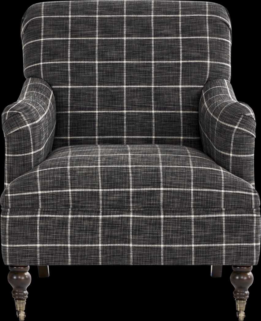 Jamestown Black Accent Chair - Thumbnail - Image 2