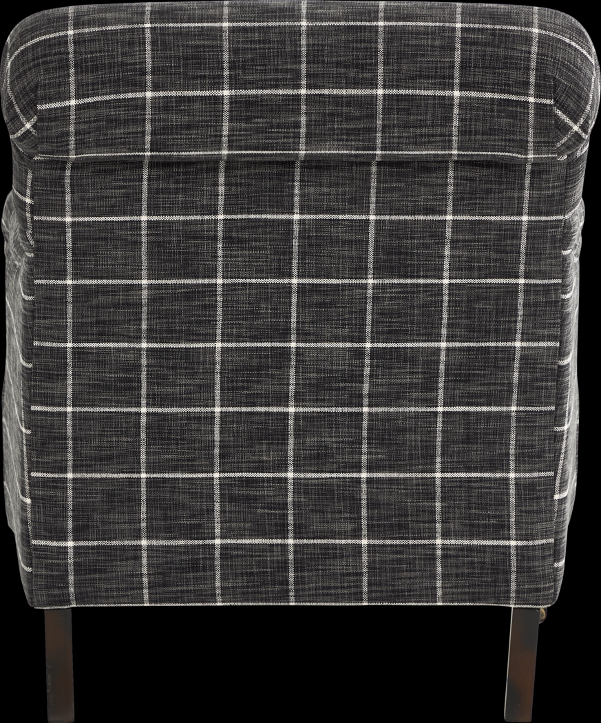 Jamestown Black Accent Chair - Thumbnail - Image 3