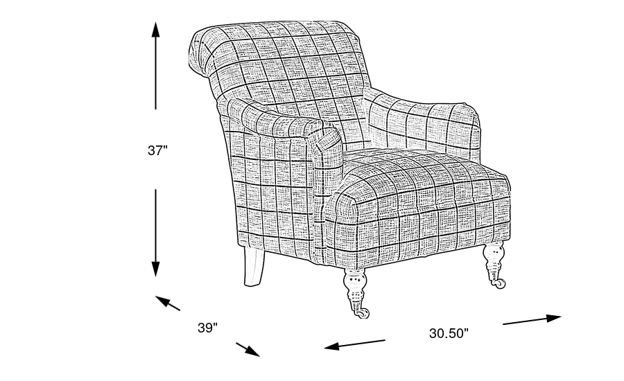 Dimension Image. Please refer to the Dimension Tab on this page for dimension details.