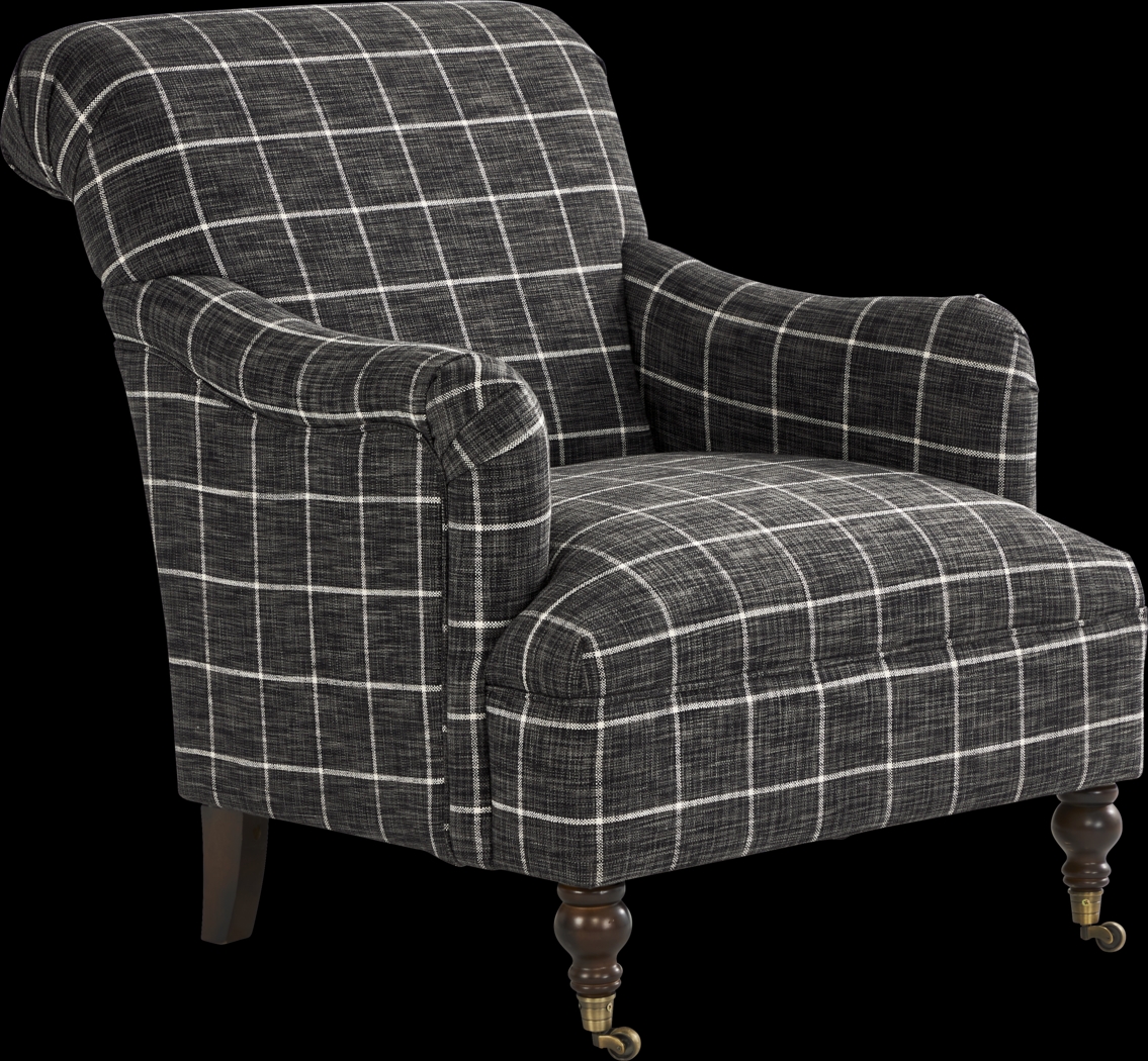 Jamestown Black Accent Chair - Thumbnail - Image 1