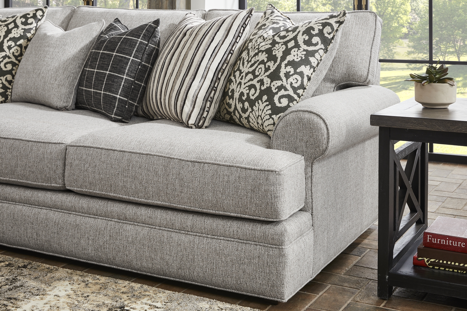 Jamestown Pebble 3 Pc Sectional - Thumbnail - Image 3