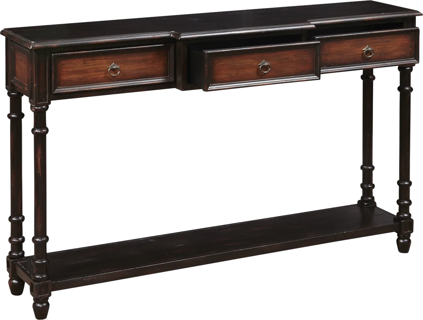 Jamison Brown Sofa Table - Thumbnail - Image 4