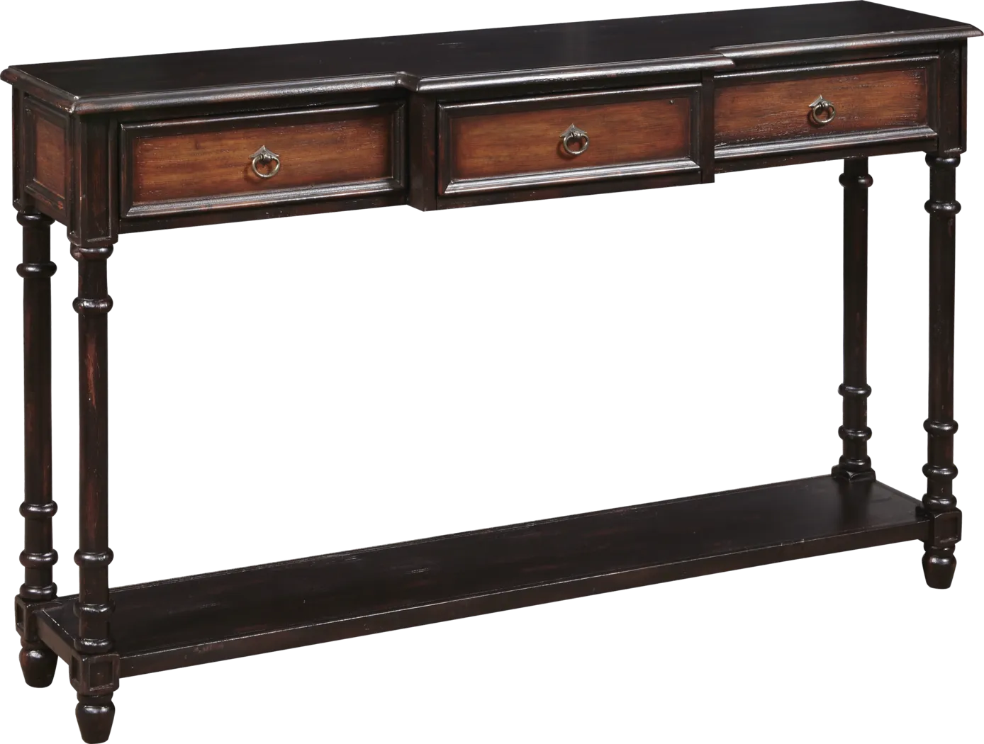 Jamison Brown Sofa Table - Thumbnail - Image 1