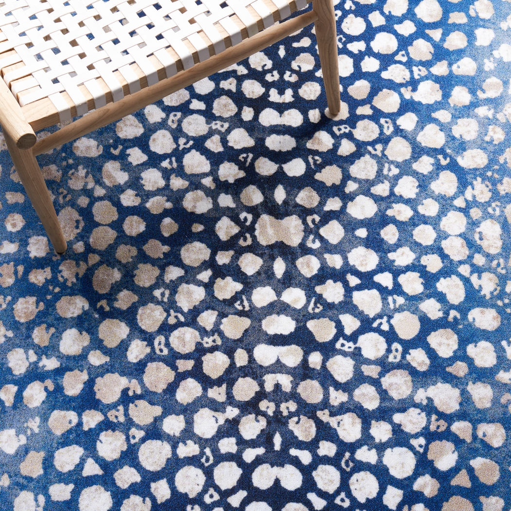 Jamuga Navy/Beige 5'5 x 7'7 Rug - Thumbnail - Image 6