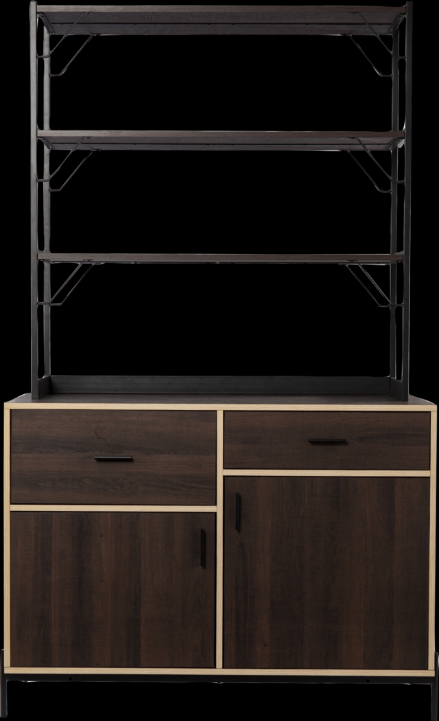 Janabyrd Brown Bar Cabinet - Thumbnail - Image 2