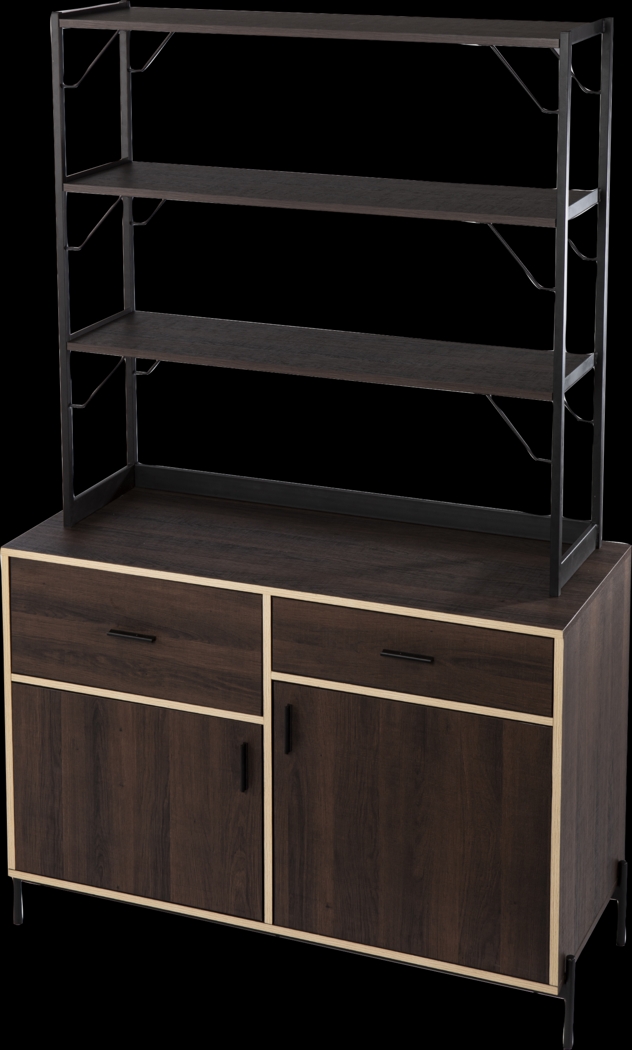 Janabyrd Brown Bar Cabinet - Thumbnail - Image 1