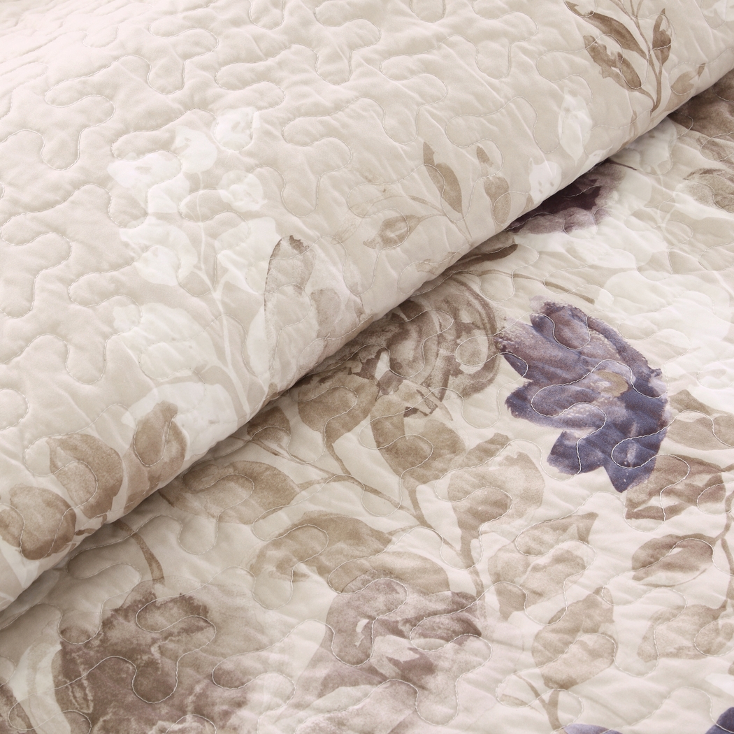 Janelis Taupe 6 Pc Queen Coverlet Set - Thumbnail - Image 3