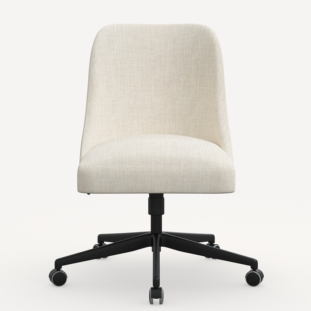Janeran III White Office Chair - Thumbnail - Image 2