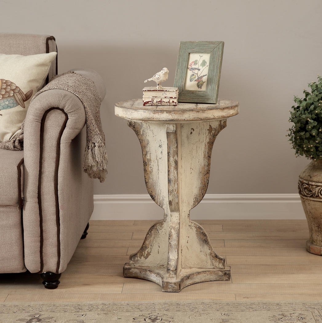 Janetdale Cream Accent Table - Thumbnail - Image 5