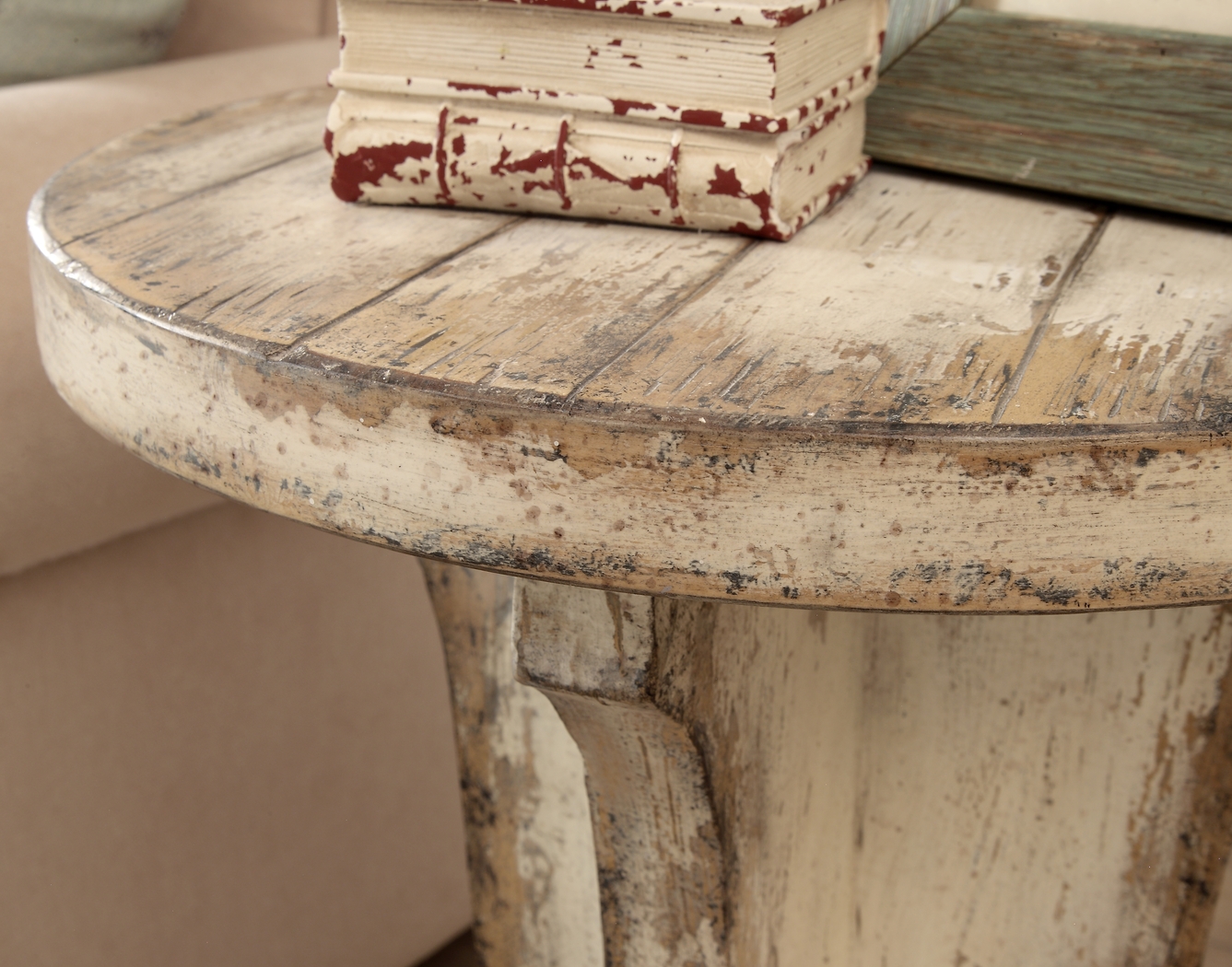Janetdale Cream Accent Table - Thumbnail - Image 7
