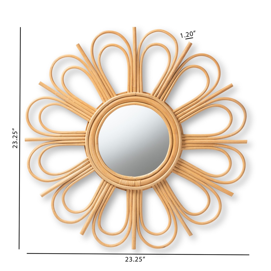 Janila Brown Accent Mirror - Thumbnail - Image 4