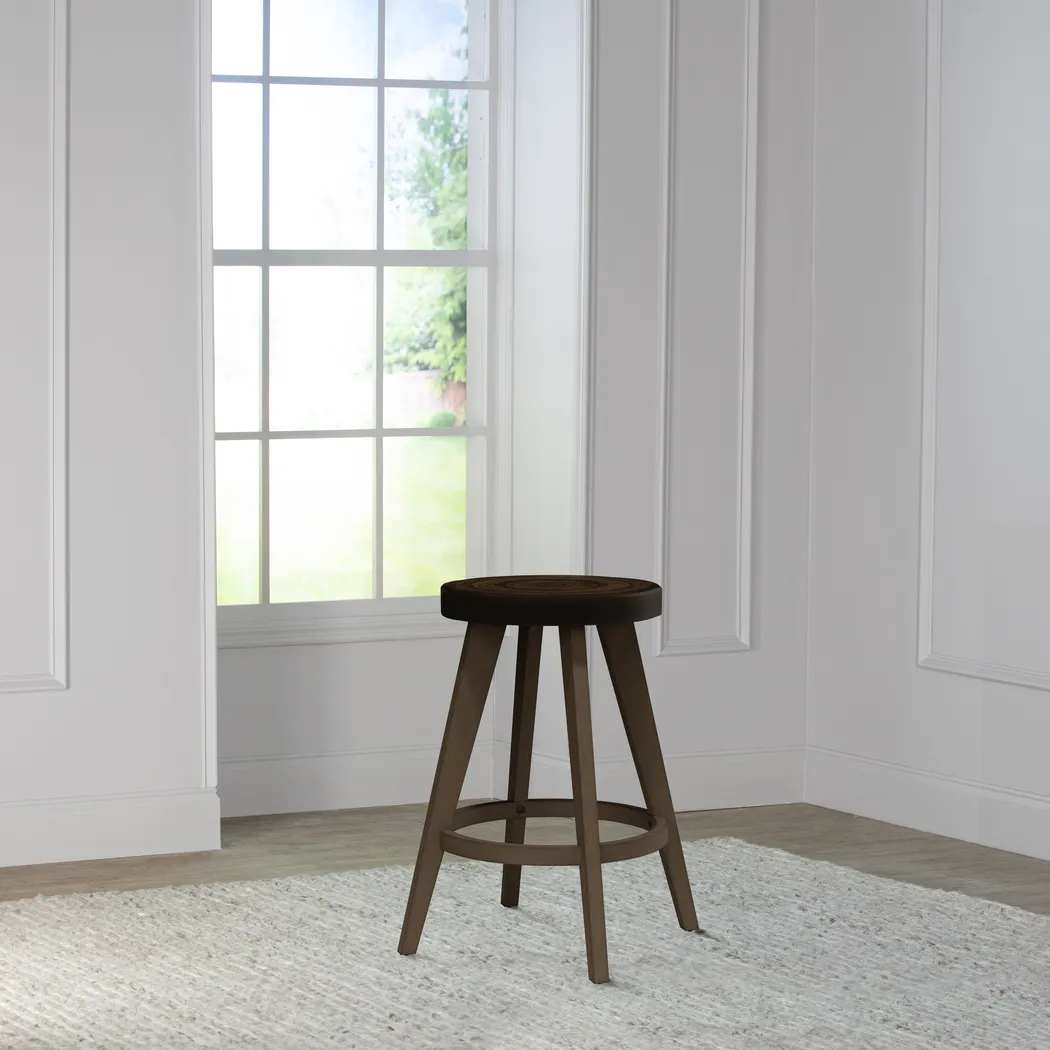 Janlor Brown Counter Height Stool - Thumbnail - Image 5
