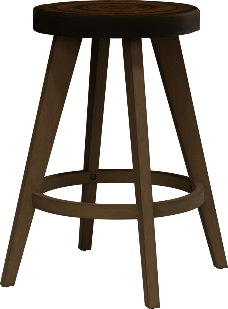 Janlor Brown Counter Height Stool - Thumbnail - Image 1