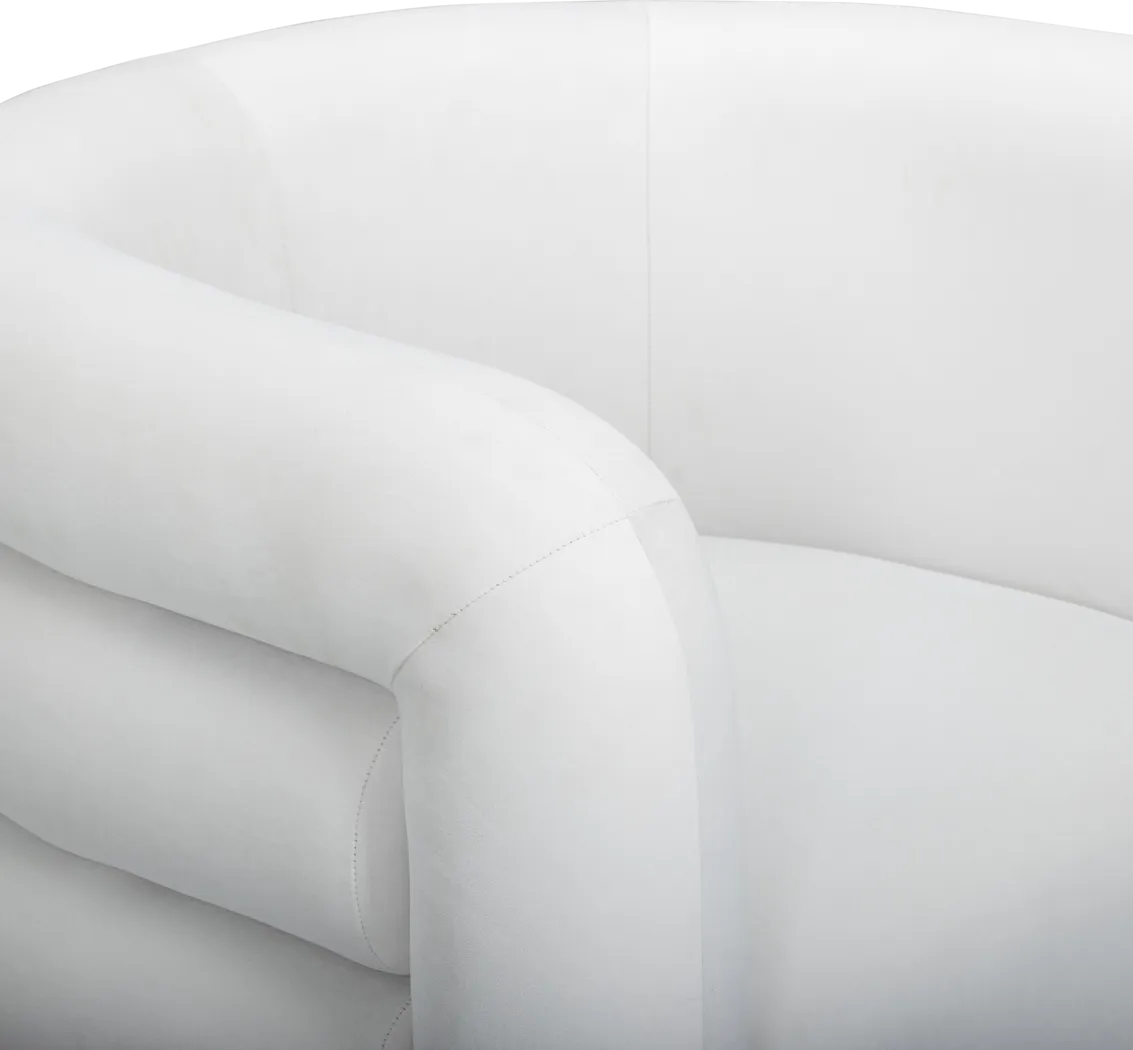 Jannah Beige Swivel Accent Chair - Thumbnail - Image 6
