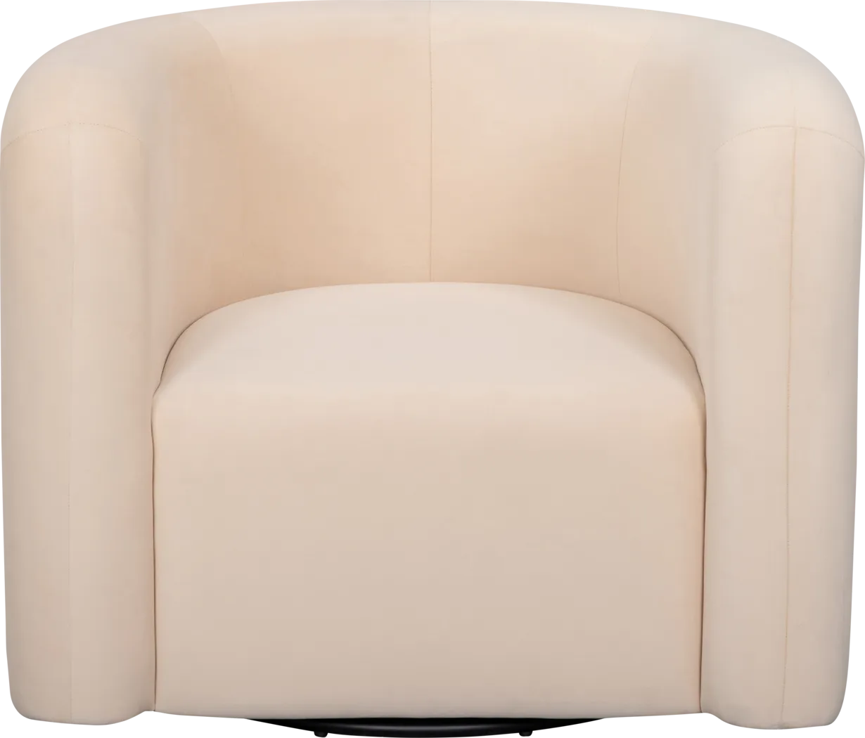 Jannah Red Swivel Accent Chair - Thumbnail - Image 3