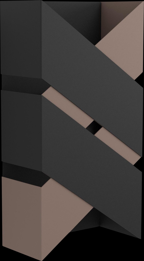 Jansing Edge Black Sconce - Thumbnail - Image 1