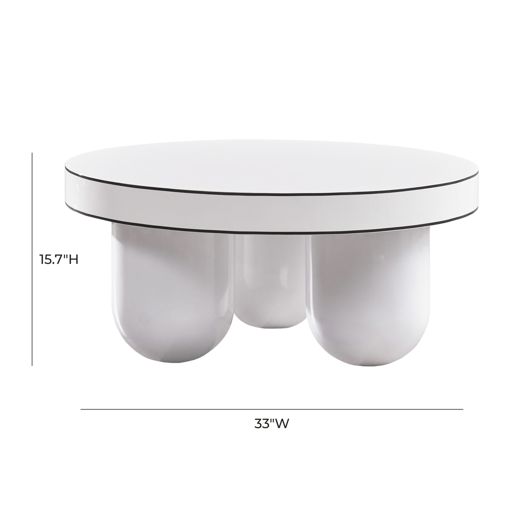 Japala White Cocktail Table - Thumbnail - Image 6