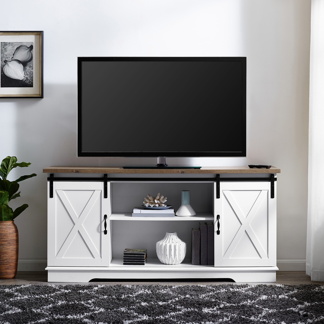 Coneflower White 58 in. Console - Thumbnail - Image 4