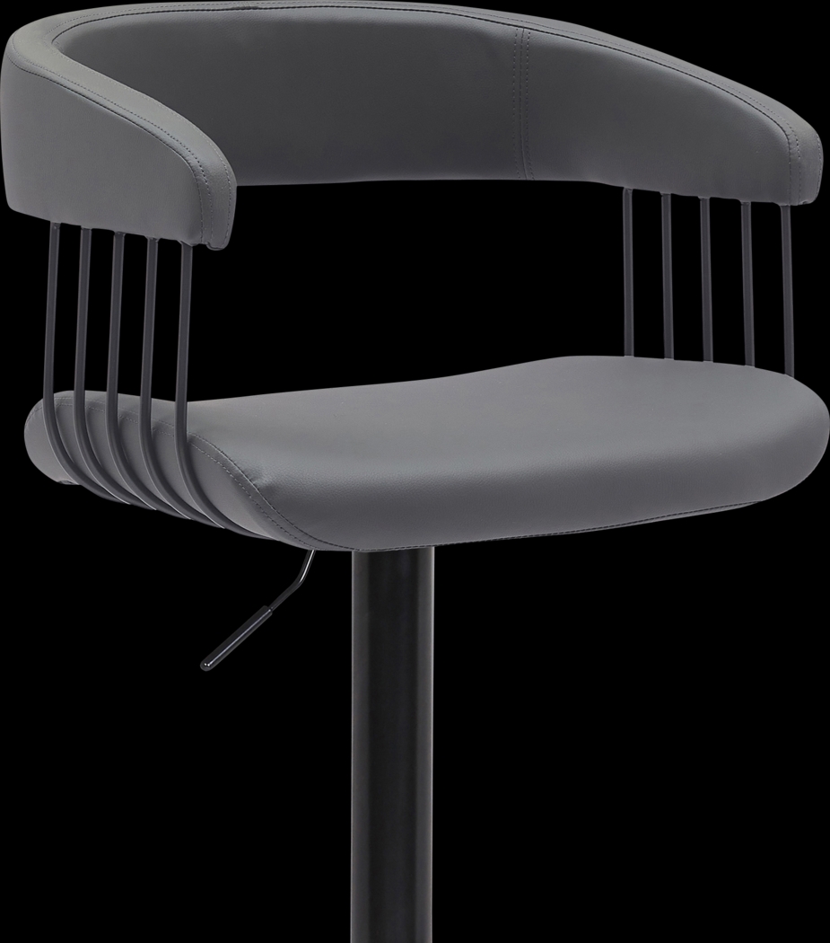 Jariya Charcoal Adjustable Barstool - Thumbnail - Image 6