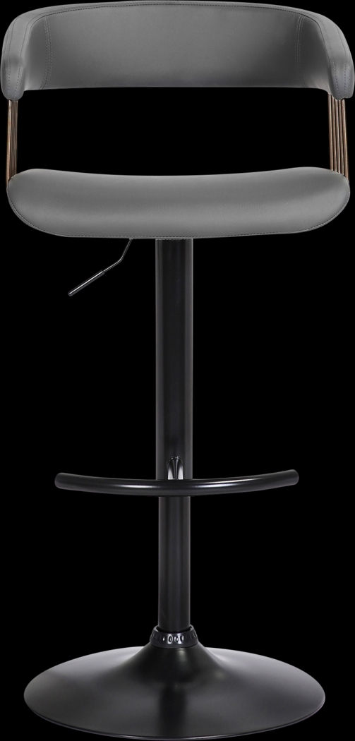 Jariya Gray Adjustable Barstool - Thumbnail - Image 3
