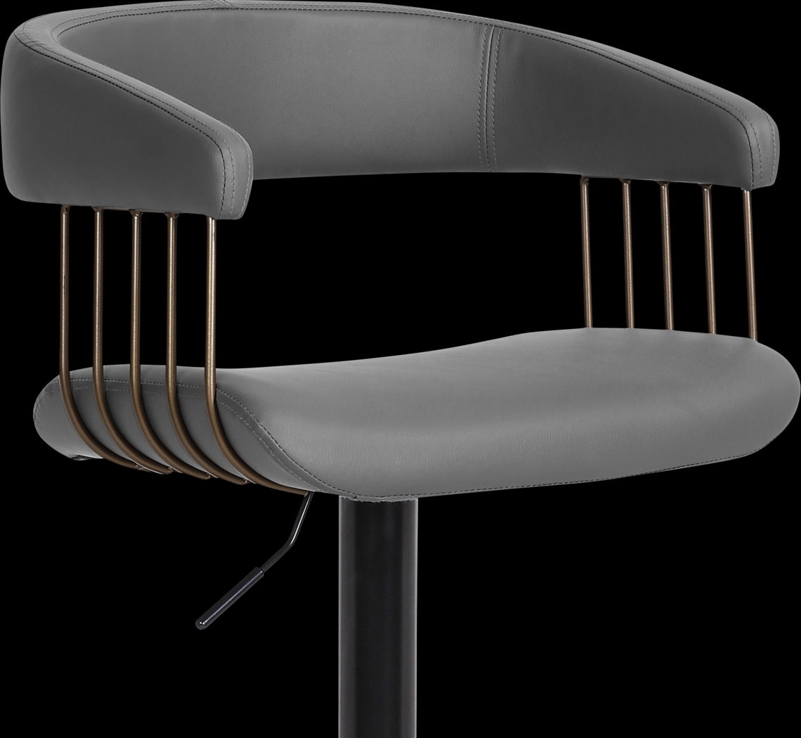 Jariya Gray Adjustable Barstool - Thumbnail - Image 6