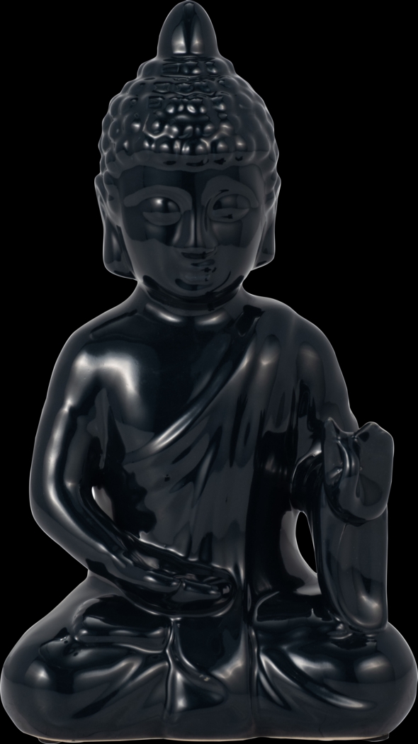 Jarlath Blue Buddha Sculpture - Thumbnail - Image 1