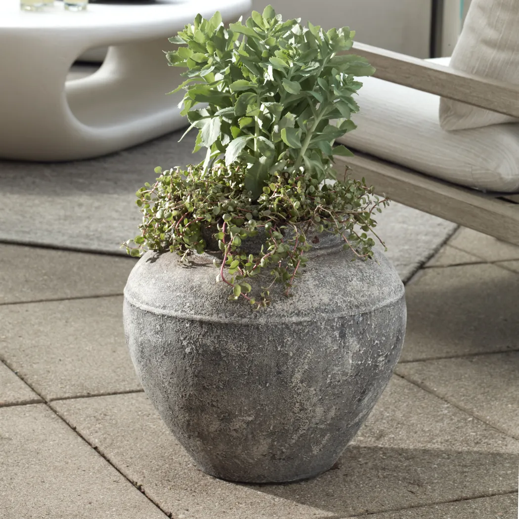 Jarnor Gray Outdoor Planter - Thumbnail - Image 2