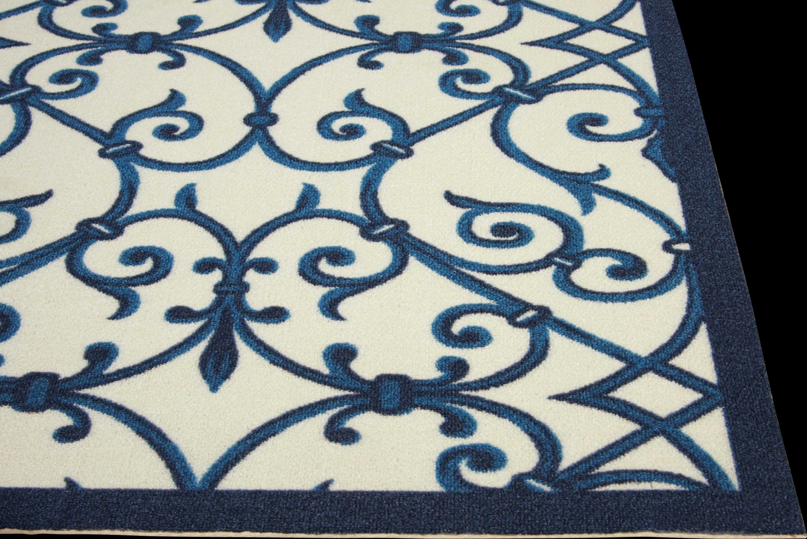 Jarrel Blue 8' x 11' Indoor/Outdoor Rug - Thumbnail - Image 4