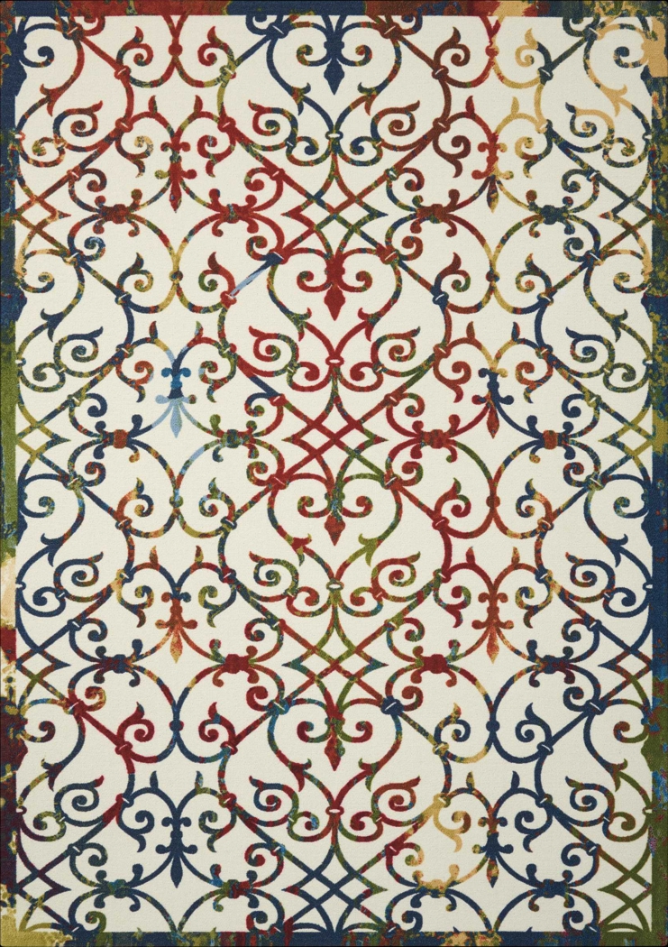 Jarrel Multi 8' x 11' Indoor/Outdoor Rug - Thumbnail - Image 1