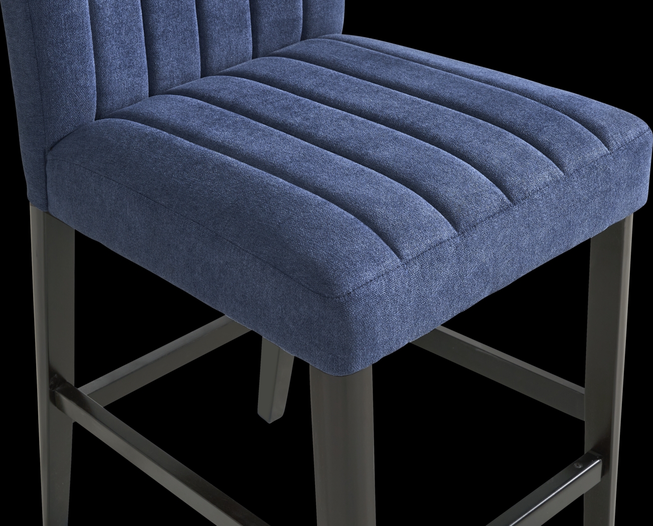 Jarvis White 5 Pc Counter Height Dining Room with Blue Side Chairs - Thumbnail - Image 5