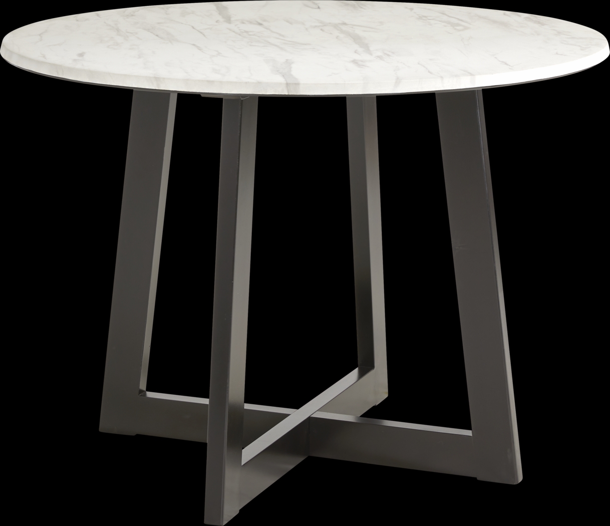 Jarvis White 5 Pc Counter Height Dining Room with Blue Side Chairs - Thumbnail - Image 2