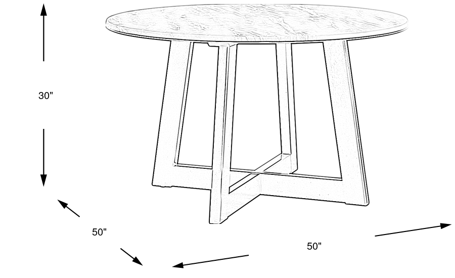 Dimension Image. Please refer to the Dimension Tab on this page for dimension details.