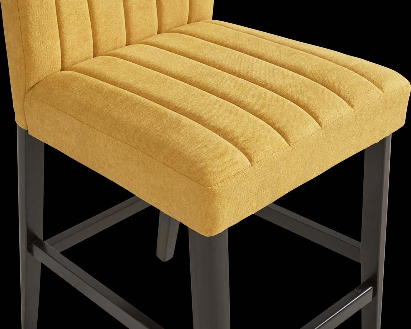 Jarvis White 5 Pc Counter Height Dining Room with Yellow Side Chairs - Thumbnail - Image 5