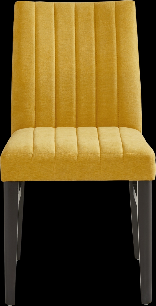 Jarvis Yellow Side Chair - Thumbnail - Image 2