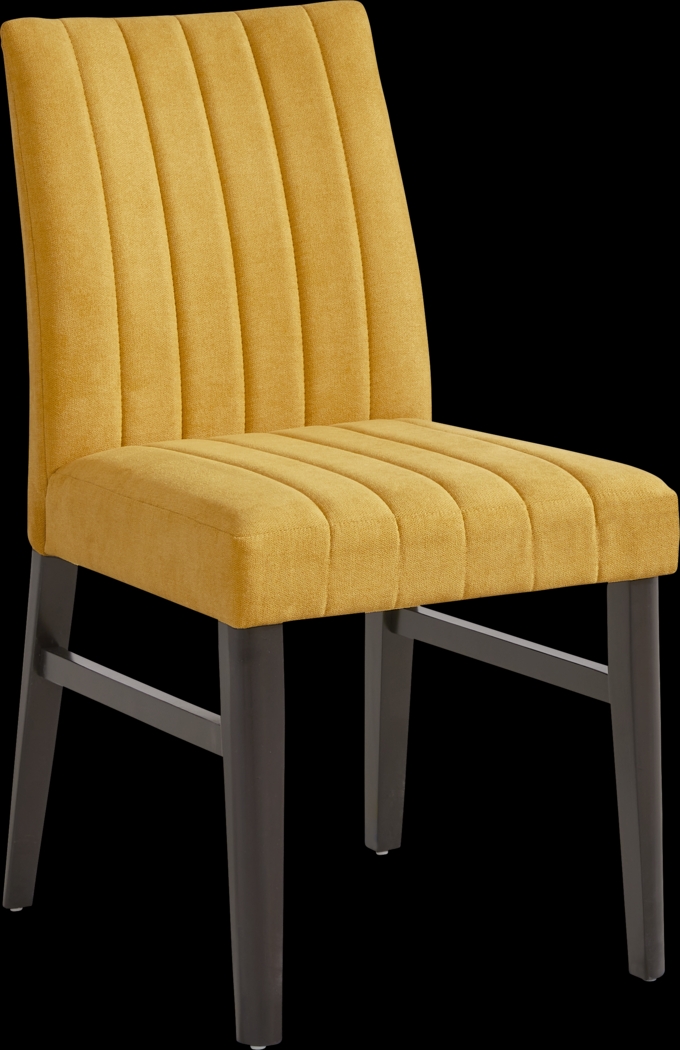 Jarvis Yellow Side Chair - Thumbnail - Image 1