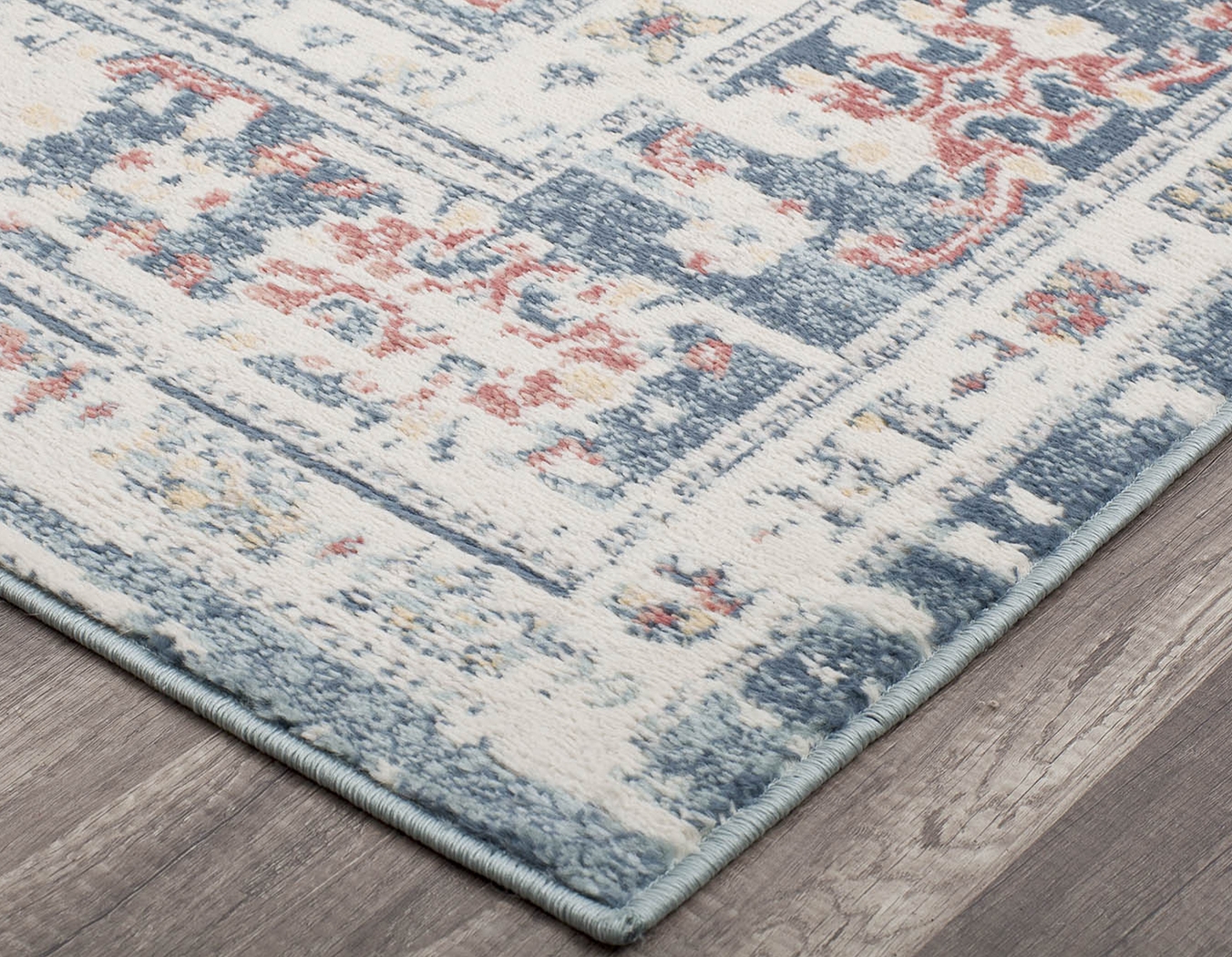 Jaryl 5'3 x 7' Blue Rug - Thumbnail - Image 3