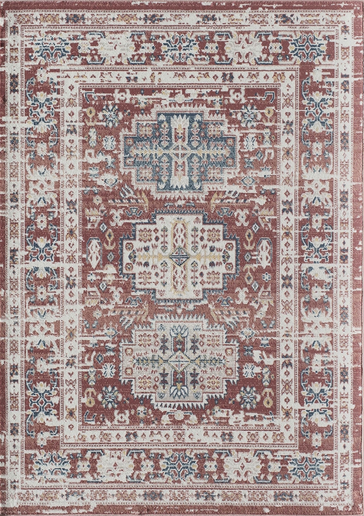 Jaryl 5'3 x 7' Red Rug - Thumbnail - Image 1